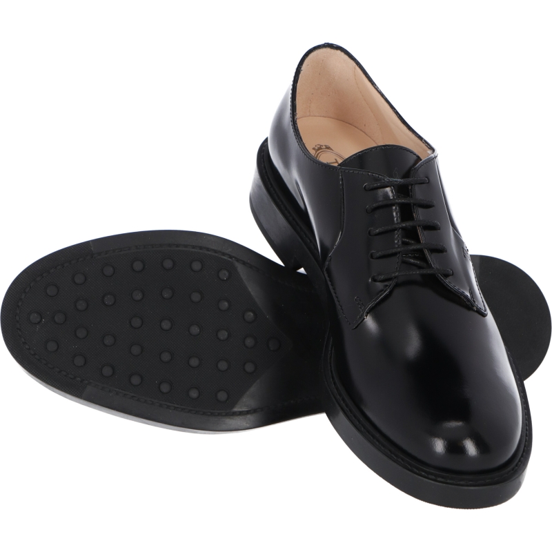TOD'S LEATHER BROGUE WITH LOGO