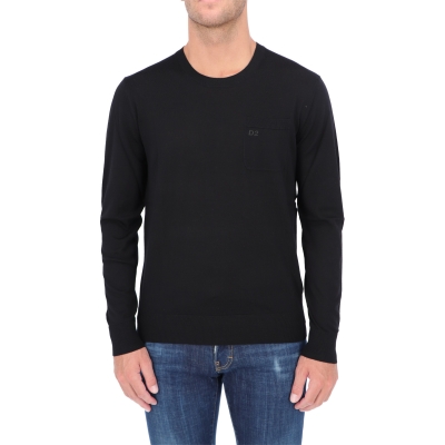 DSQUARED2 D2 EMBROIDERED SWEATER