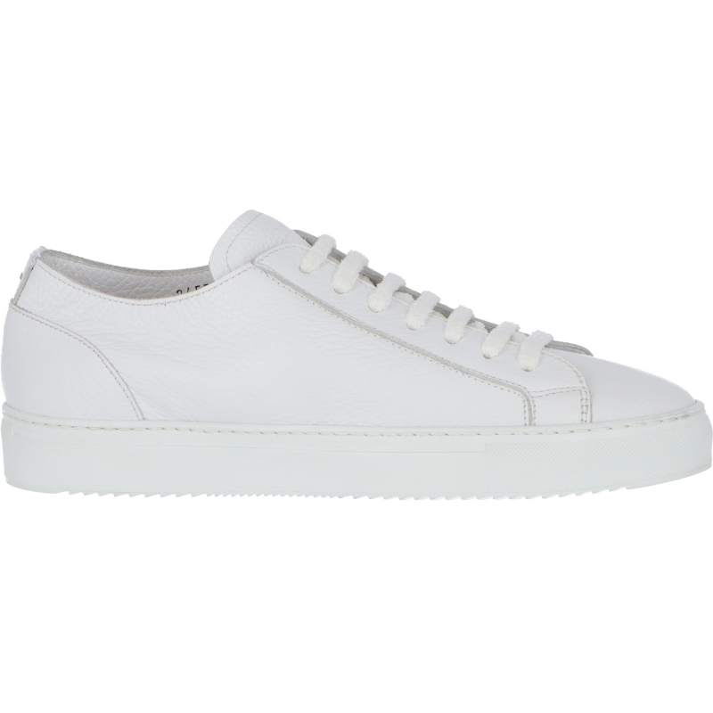DOUCAL'S TUMBLED CALFSKIN LEATHER SNEAKERS - Vanda Boutique