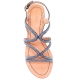 CAPRI BEADS EMBROIDED LEATHER SANDALS