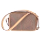 ETRO LEATHER AND COATED CANVAS CROSSBODY BAG