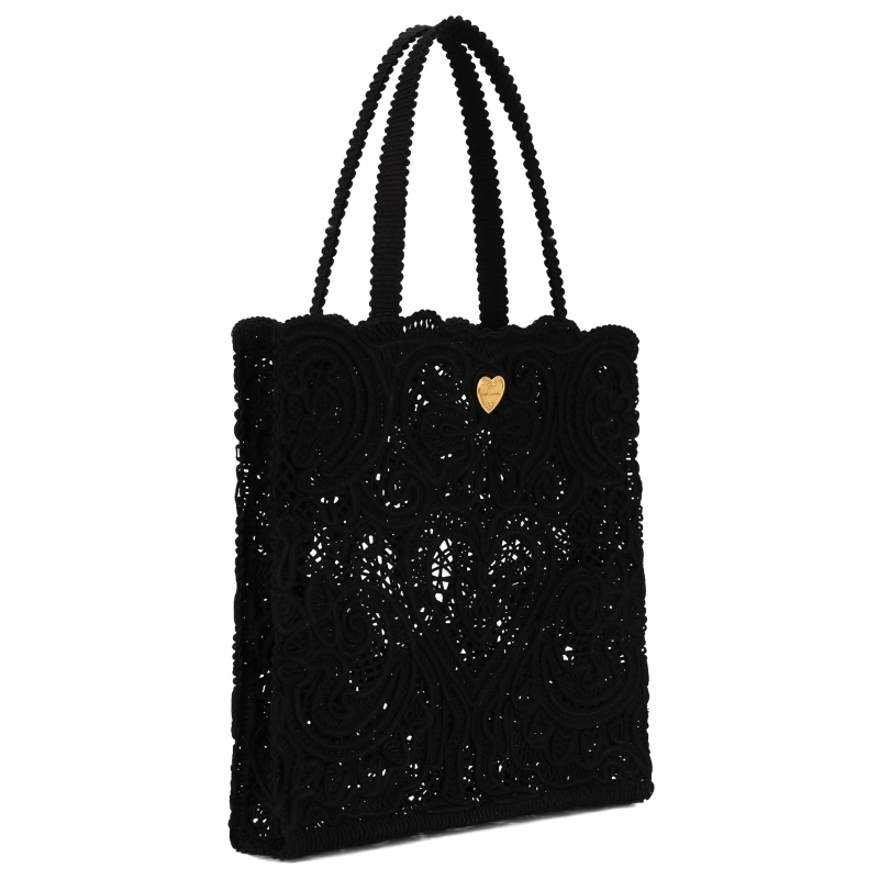BEATRICE CORDONETTO LACE SHOPPING BAG