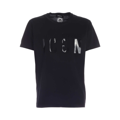 GLOSSY RUBBER ICON LOGO T-SHIRT