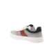 MULTICOLOR LEATHER AND SUEDE TABS SNEAKERS