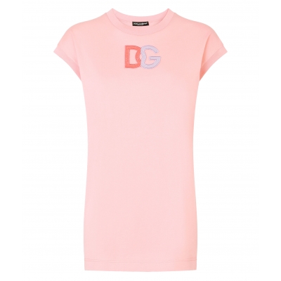 JERSEY T-SHIRT WITH PATENT DG PATCH