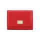 DAUPHINE CALFSKIN CONTINENTAL WALLET WITH PLATE DETAIL