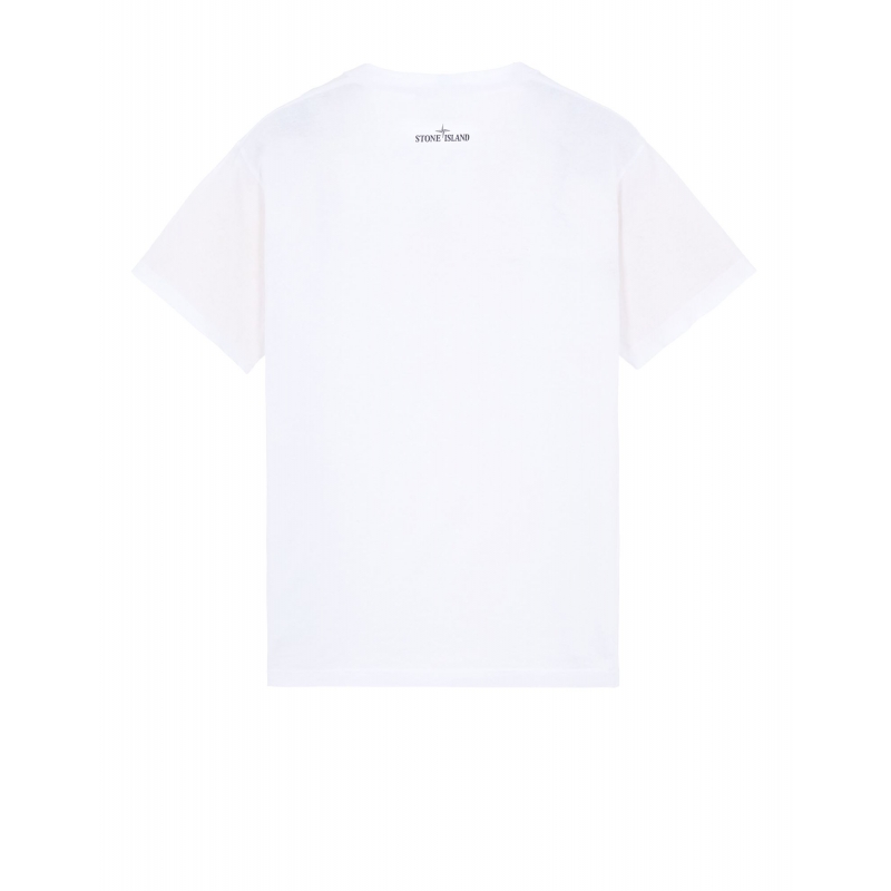 COTTON JERSEY 'TRICROMIA TWO' PRINT_GARMENT DYED T-SHIRT