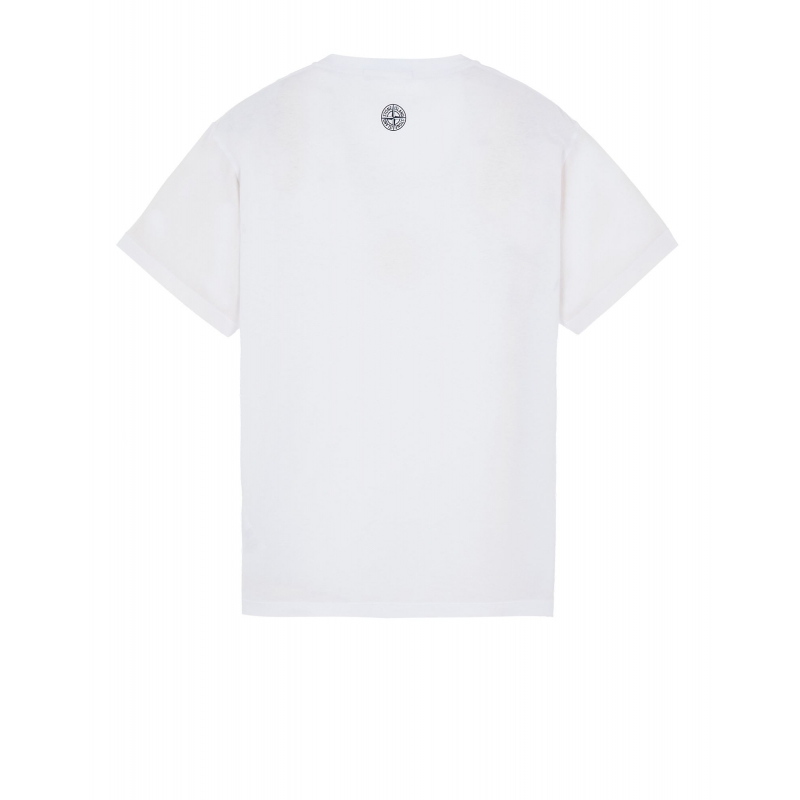 30/1 COTTON JERSEY 'TRICROMIA ONE' PRINT_GARMENT DYED T-SHIRT
