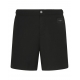 DOLCE & GABBANA MID-LENTH SWIM SHORTS WITH BRANDED PLATE