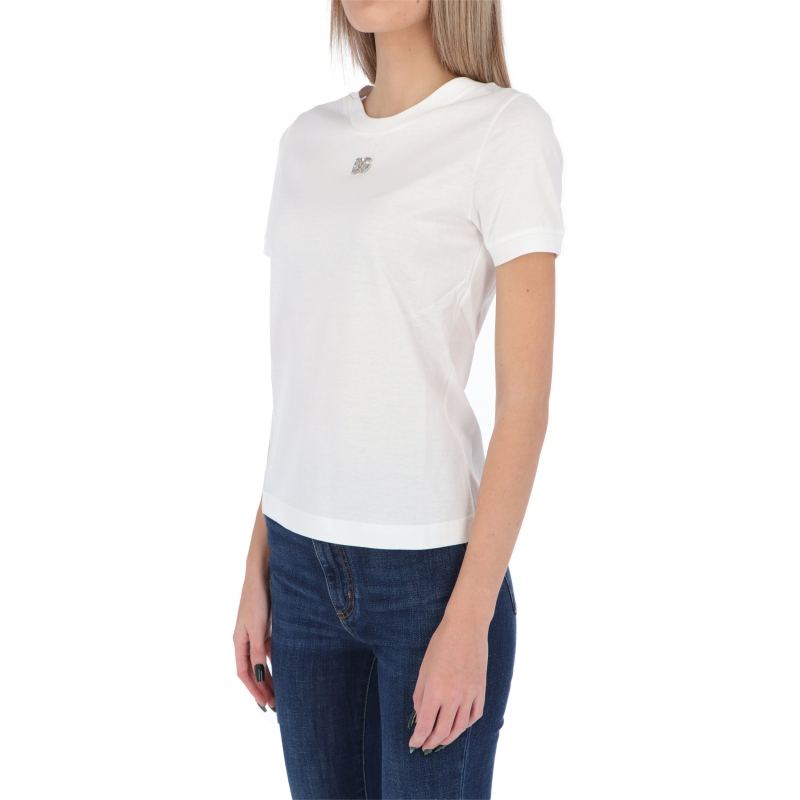 JERSEY COTTON T-SHIRT WITH DG CRYSTAL EMBROIDERY