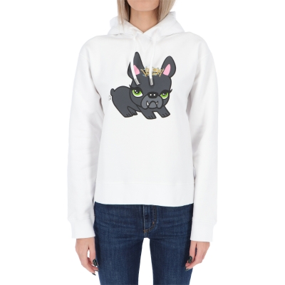 OVERSIZED SWEATER WITH ICON MASCOT PRINT