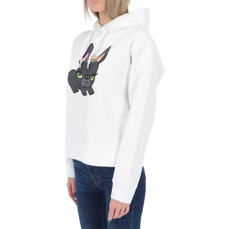 OVERSIZED SWEATER WITH ICON MASCOT PRINT