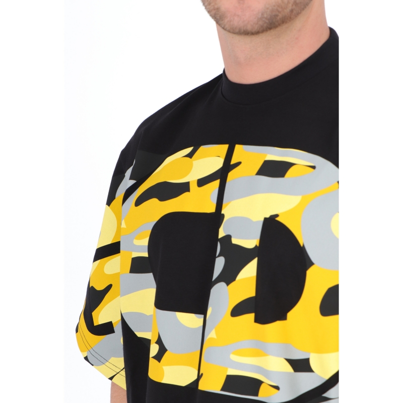 OVERSIZED T-SHIRT WITH CAMO PATTERN