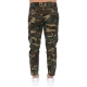 COTTON CARGO PANTS WITH CAMOUFLAGE PRINT