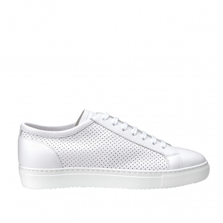 PERFORATED LEATHER SNEAKERS - Vanda Boutique