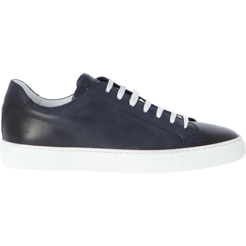 DOUCAL'S CALFSKIN LEATHER SNEAKERS