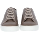 DOUCAL'S TUMBLED CALFSKIN LEATHER SNEAKERS