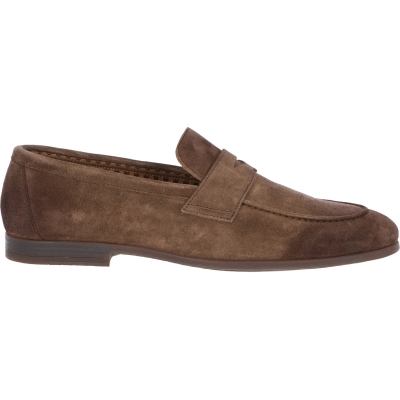 SUEDE AND SUPER FLEXIBLE RUBBER SOLE LOAFERS