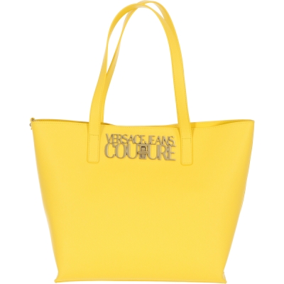 COATED CANVAS SHOPPING BAG WITH LOGO