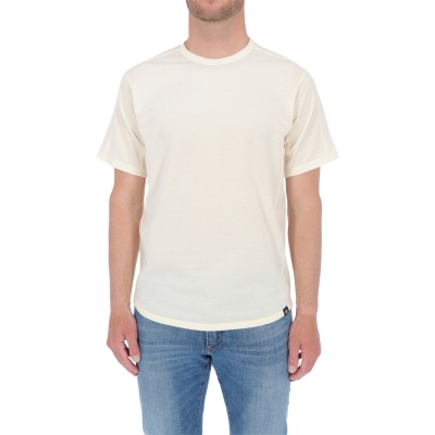 T-SHIRT WITH ROUNDED BOTTOM AND HEXAGONAL TEXTURE