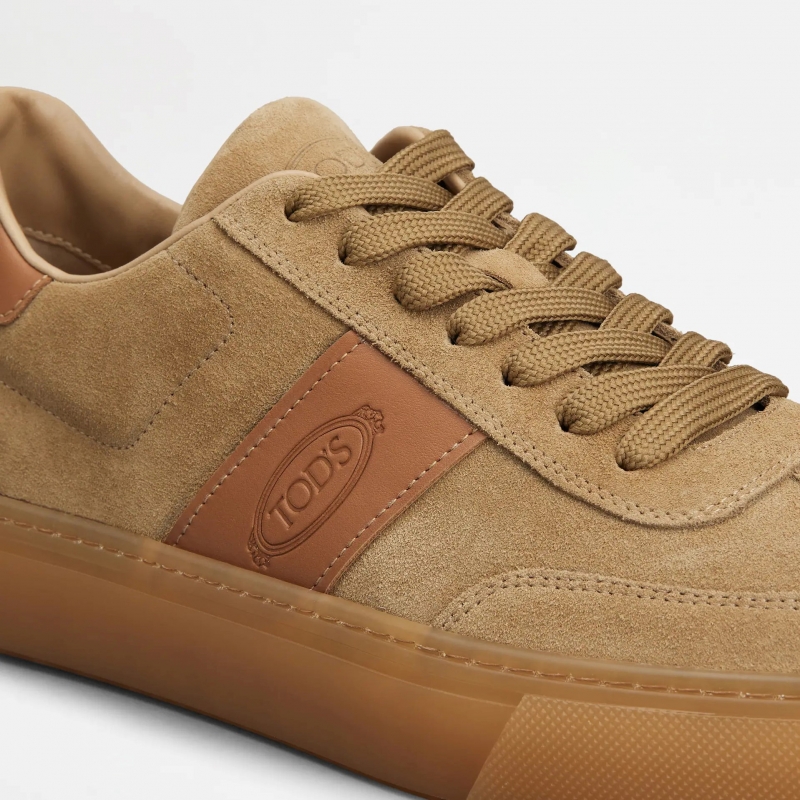 BROWN SUEDE LEATHER SNEAKERS