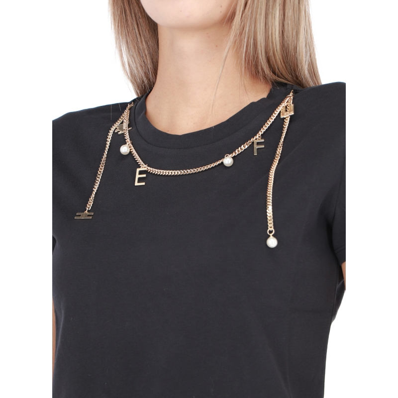 SHORT SLEEVES T-SHIRT WITH CHARMS