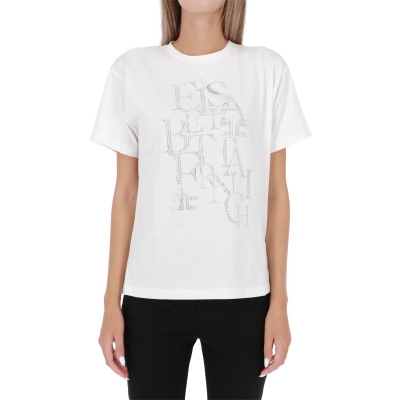 COTTON T-SHIRT WITH STRASS