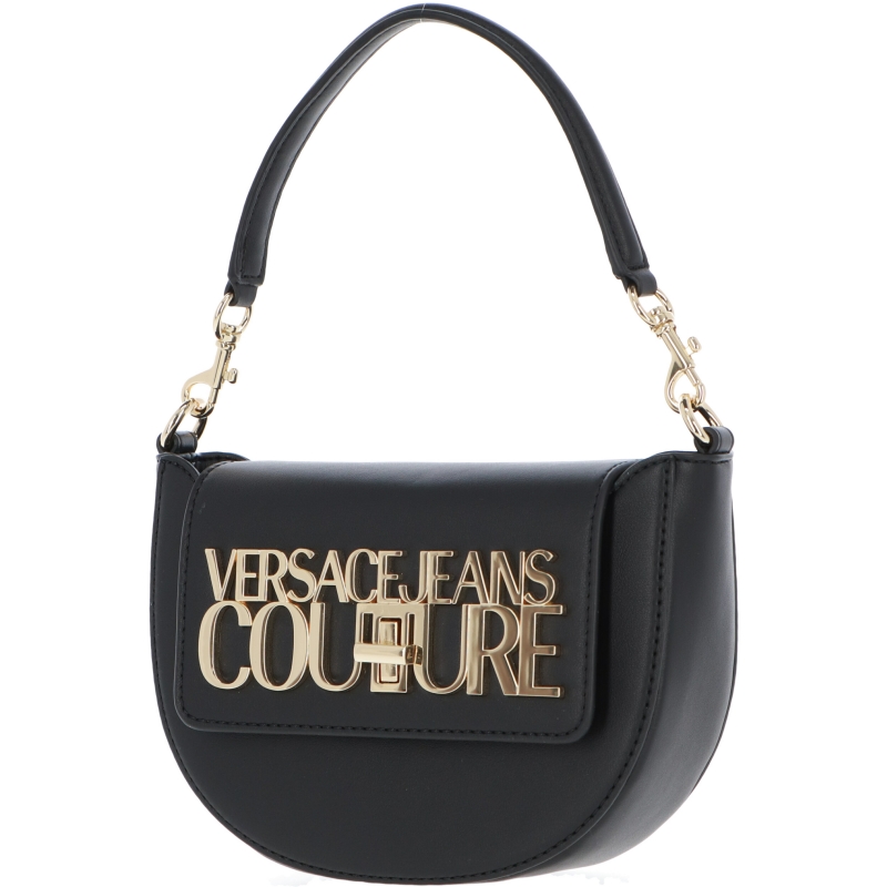 FAUX LEATHER CROSSBODY BAG WITH LOGO FASTENING