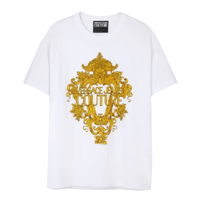 T-SHIRT WITH BAROQUE CRYSTALS