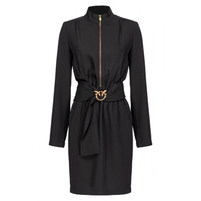 ABANA DRESS WITH ZIP FASTENING AND BELT