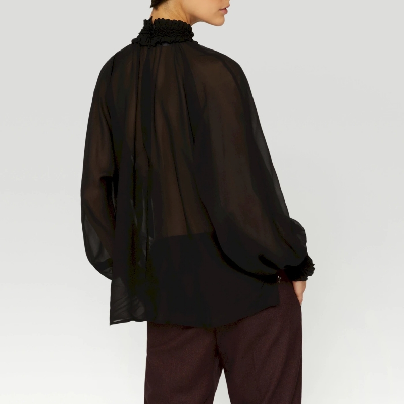 OVERSIZED GEORGETTE FABRIC SHIRT