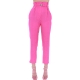 FLOWING MOIRÉ SAFETY BELT TROUSERS