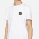 Cotton T-shirt with branded tag