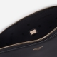 Calfskin Monreale clutch with logo