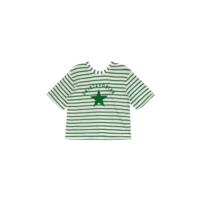 STRIPED T-SHIRT WITH LOGO