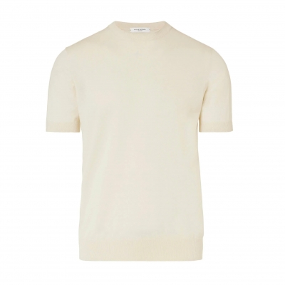T-SHIRT IN EXTRA FINE SILK KNITTED COTTON