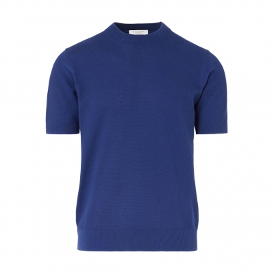 EXTRA FINE KNITTED T-SHIRT WITH MICRO STITCH