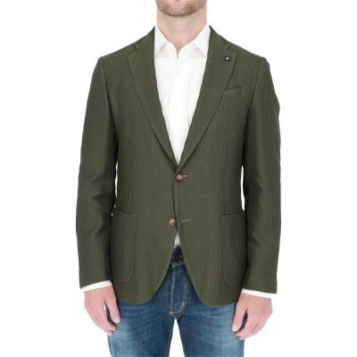 Liknit ribed cotton unlined blazer