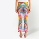 Tailored cotton printed trousers