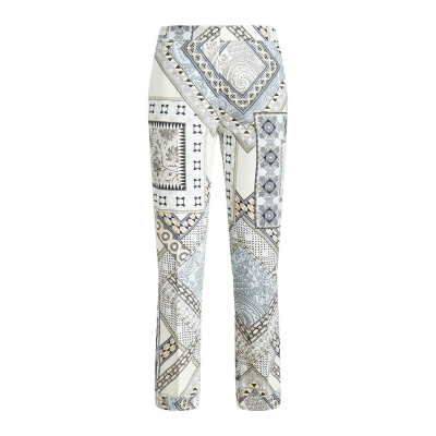 Tailored patchwork trousers