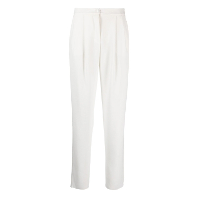 high-waist tapered trousers