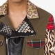 Military patchwork jacket