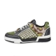 Military patchwork sneakers