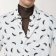 Patterned shirt with pocket