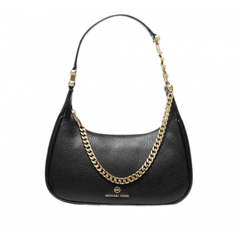 Piper small shoulder bag in grained leather