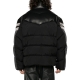 Down jacket with inserts