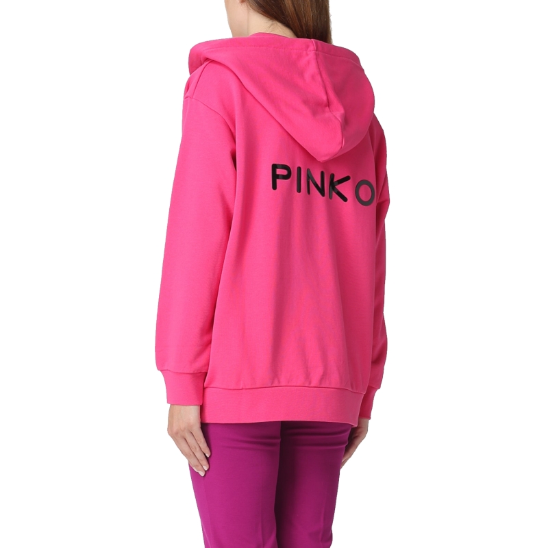Pinko sweatshirt in cotton with embroidery