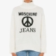 CASHMERE AND WOOL SWEATER PEACE SYMBOL LOGO