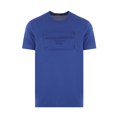 COTTON T-SHIRT WITH EMBOSSING LOGO