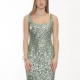 Stretch dress with sequins